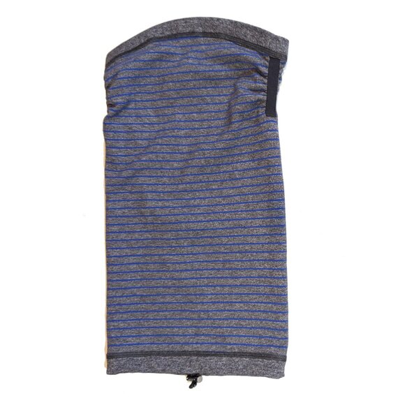 Lululemon tube top reversible grey/blue grey stripe Size 0 or 00 - Picture 1 of 5